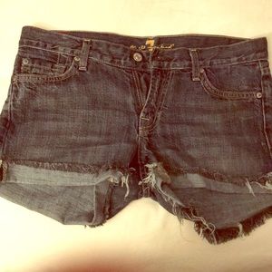 7 for all mankind jorts size 27